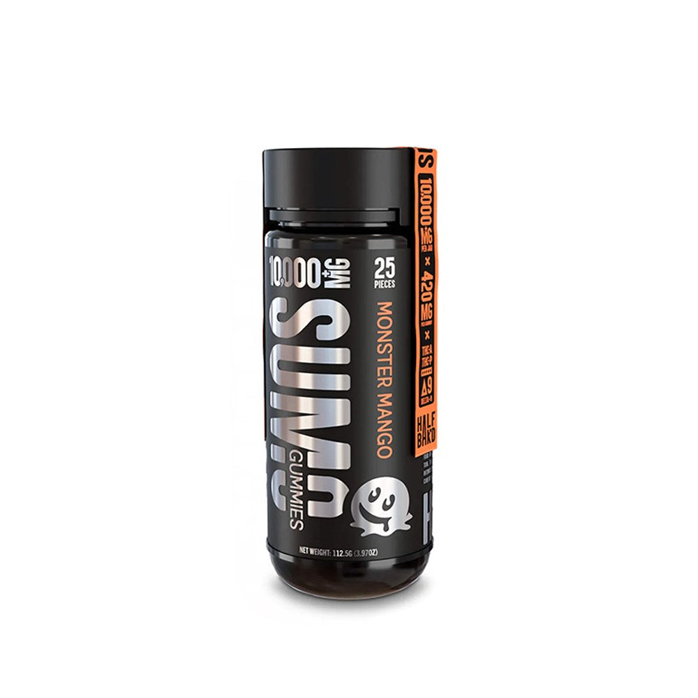 HALF BAK'D D9 THCA/THCP SUMO 10000MG GUMMIES - YUZU CITRUS