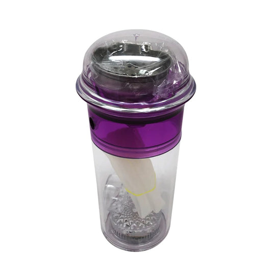 ZEBRA CUP 1 HOSE HOOKAH - PURPLE