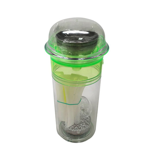 ZEBRA CUP 1 HOSE HOOKAH - GREEN
