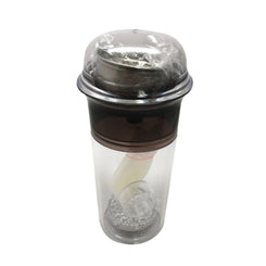 ZEBRA CUP 1 HOSE HOOKAH - BLACK