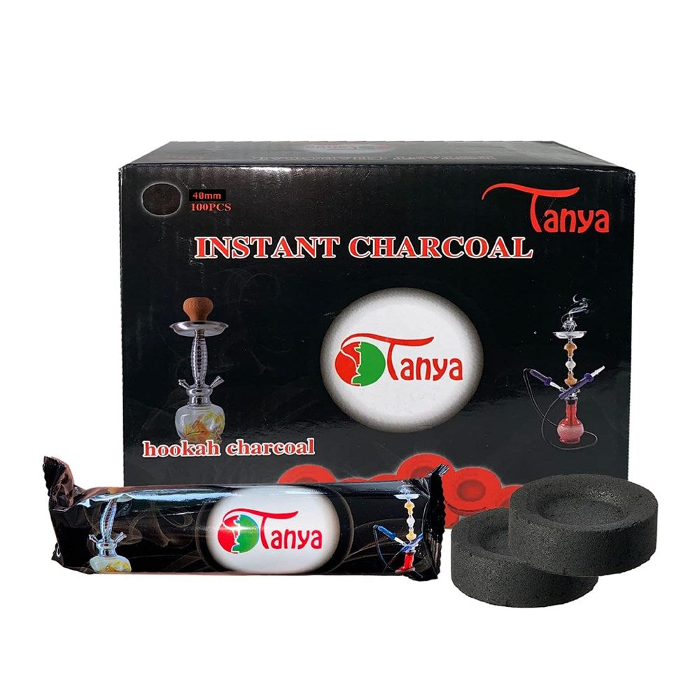 TANYA 40MM HOOKAH CHARCOAL