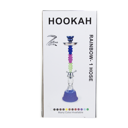 ZEBRA RAINBOW 1-HOSE HOOKAH