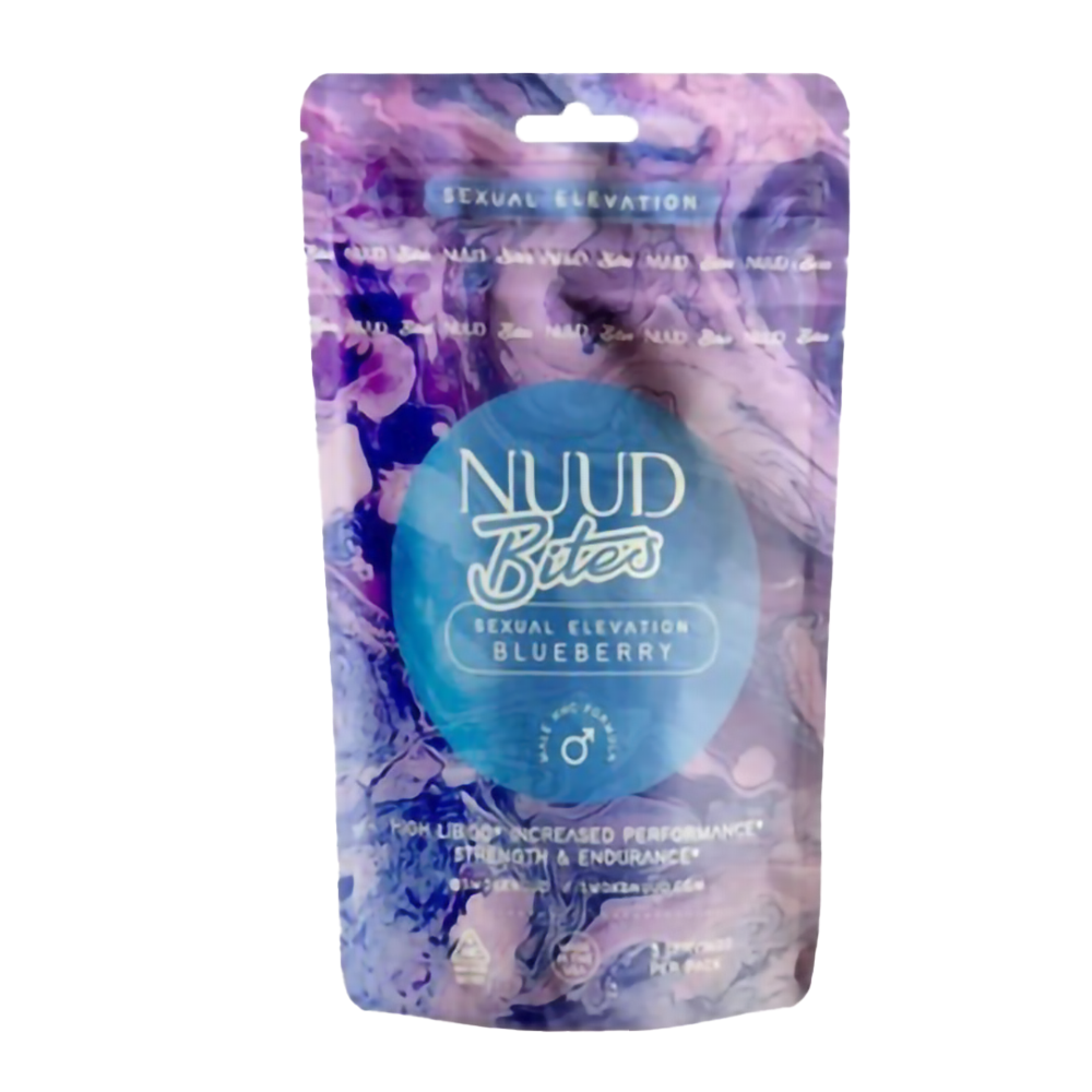 NUUD BITES SEXUAL GUMMIES - BLUEBERRY