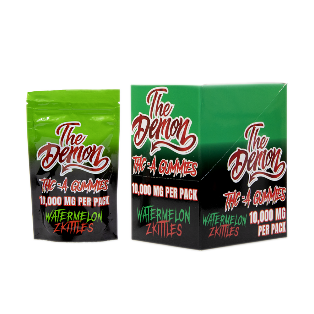 THE DEMON 10000MG THCA GUMMIES - WTRMLN ZKITTLES