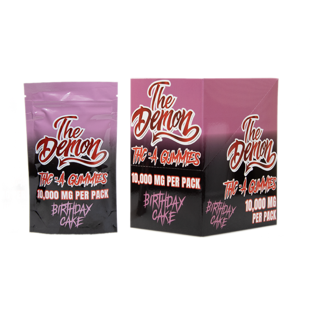 THE DEMON 10000MG THCA GUMMIES - BIRTHDAY CAKE