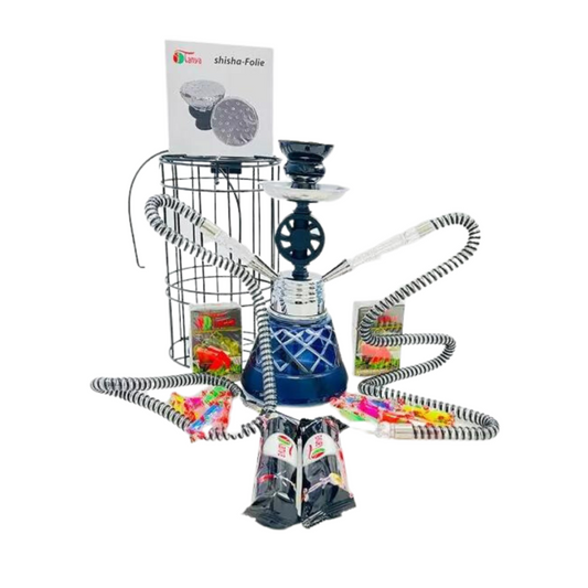 TANYA #3 CAGE HOOKAH KIT - BLACK
