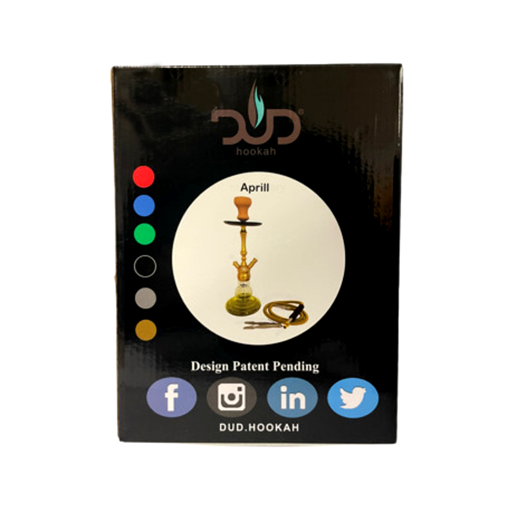 DUD APRIL 1 HOSE HOOKAH - BLACK