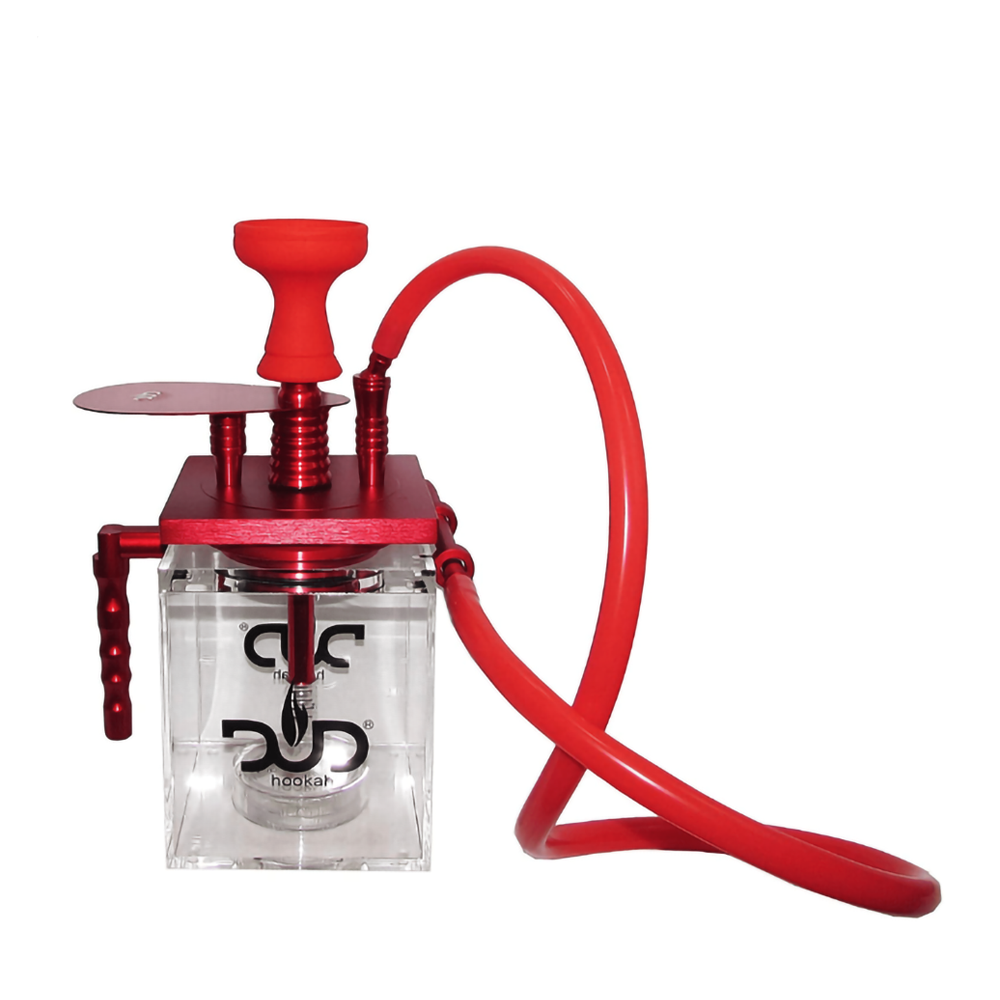 DUD PRENDE ACRYLIC LED BASKET HOOKAH - RED