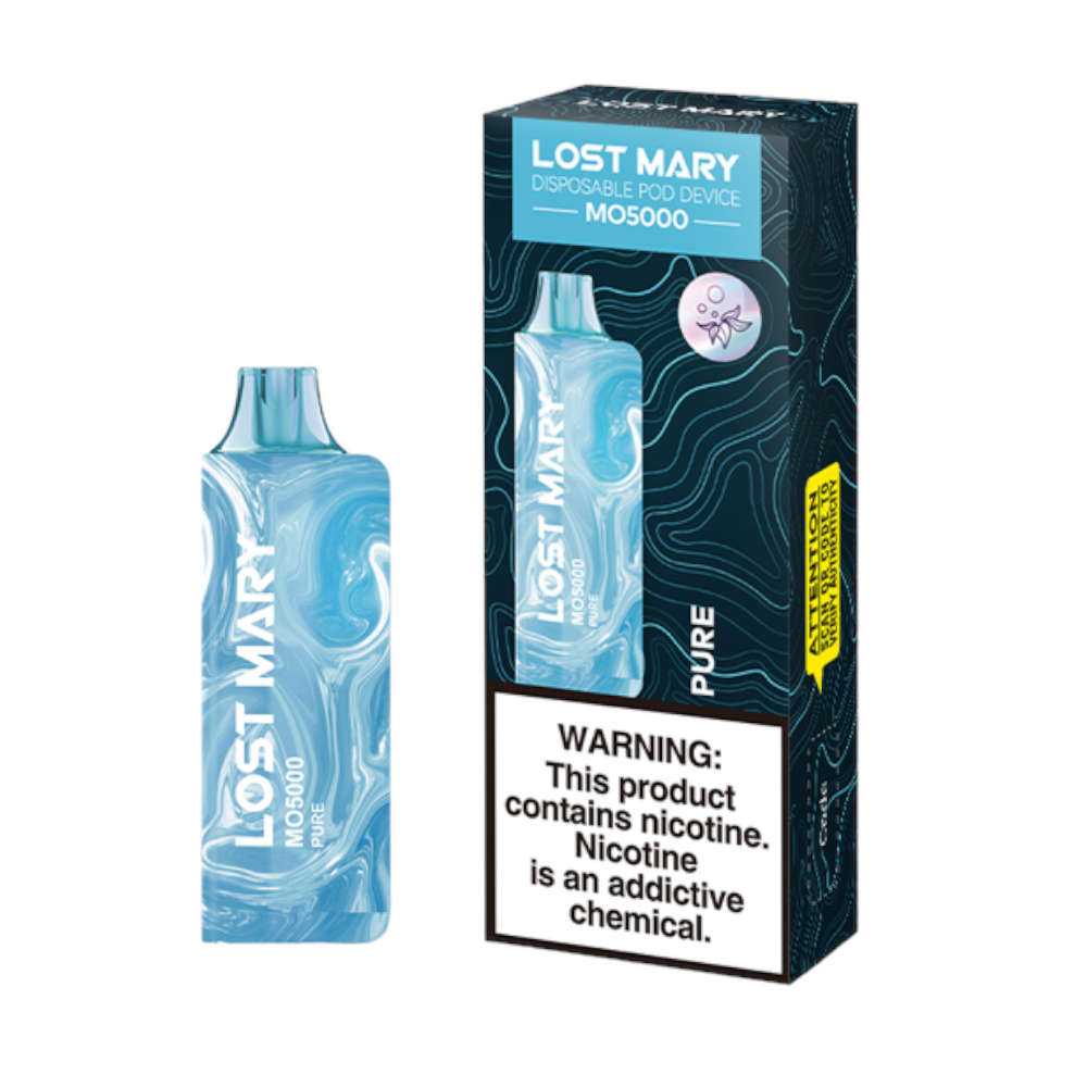 LOST MARY MO5000 5% NIC DISPOSABLE - PURE