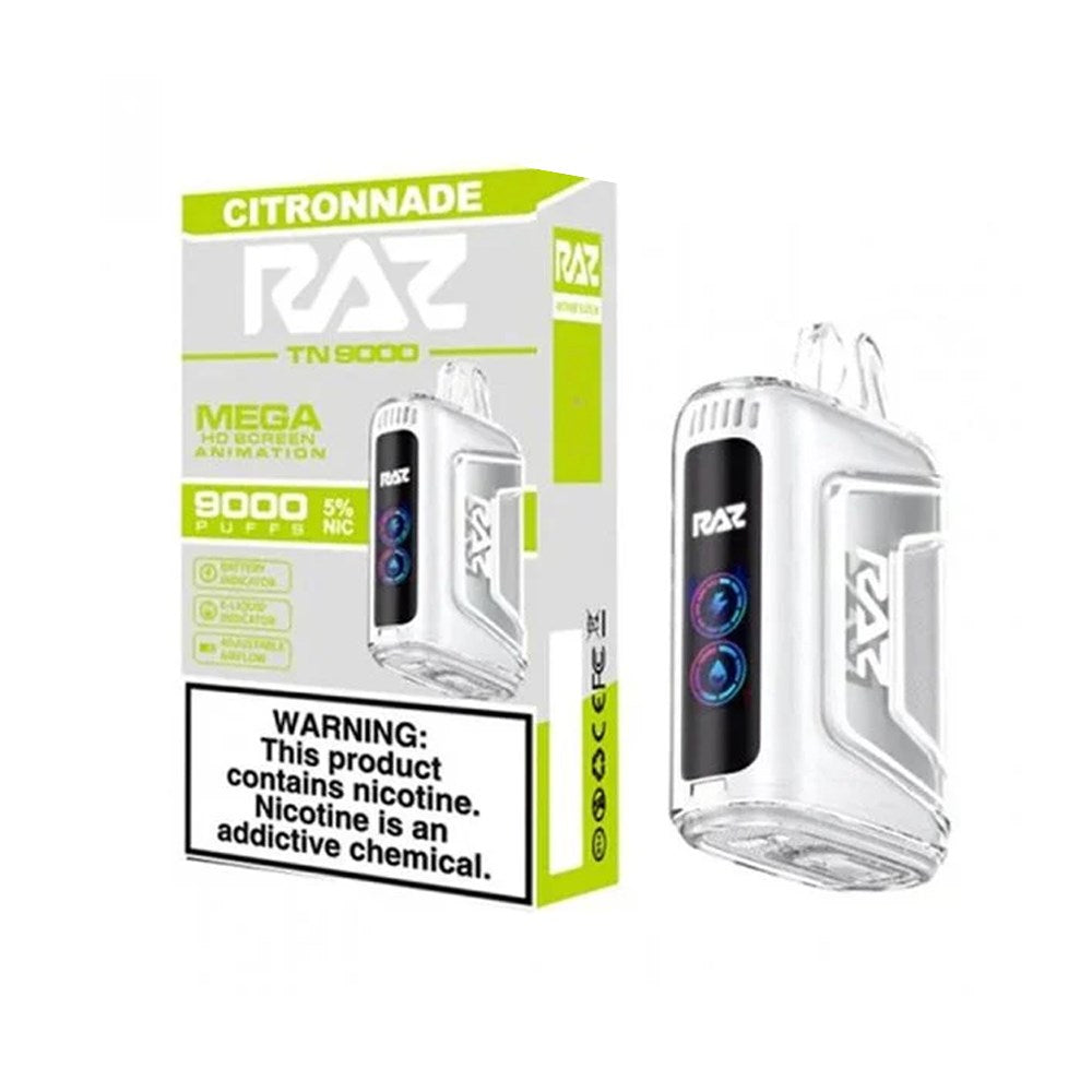 RAZ 5% NIC 9000PUFFS DISPOSABLE - CITRONNADE