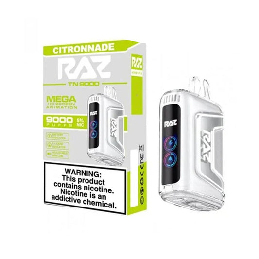 RAZ 5% NIC 9000PUFFS DISPOSABLE - CITRONNADE