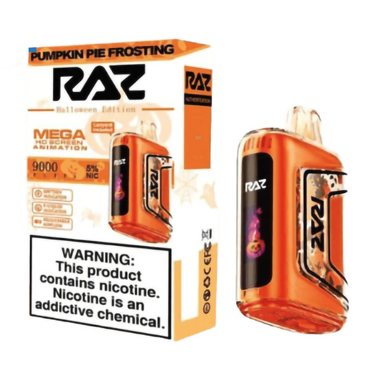 RAZ 5% NIC 9000PUFFS DISPOSABLE - PUMPKIN PIE FROSTING