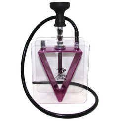 ZEBRA FOUNTAIN HOOKAH - PURPLE