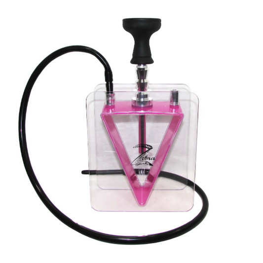 ZEBRA FOUNTAIN HOOKAH - PINK