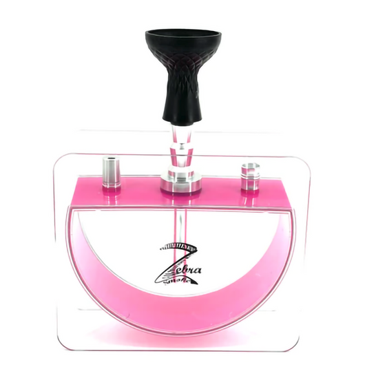 ZEBRA 14" PILLOW HOOKAH - PINK