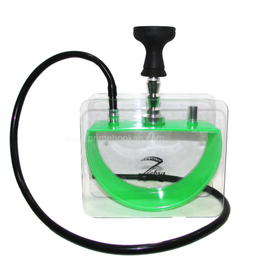 ZEBRA 14" PILLOW HOOKAH - GREEN