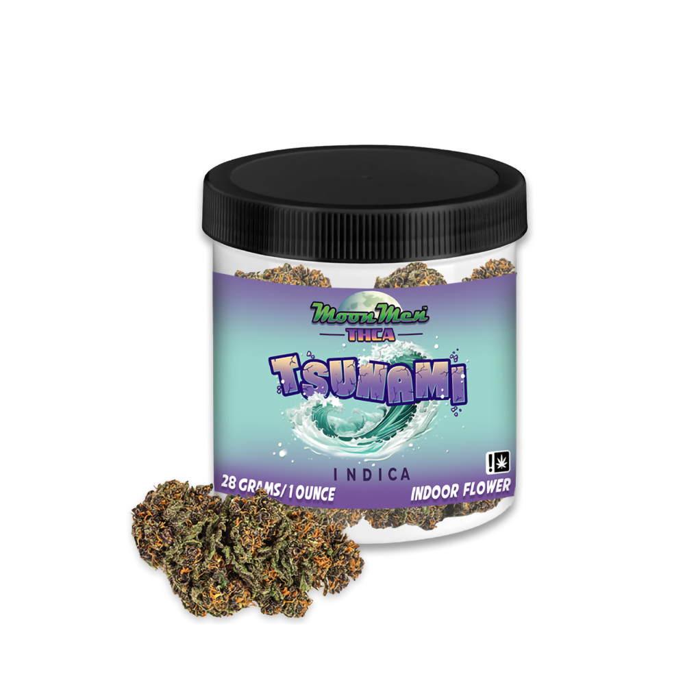 MOON MEN THCA 28G INDOOR GROW FLOWER INDICA - TSUNAMI