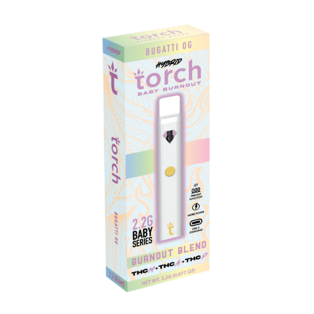 TORCH BABY BURN OUT 2.2ML THCM/THCA/THCP HYBRID - BUGATTI OG