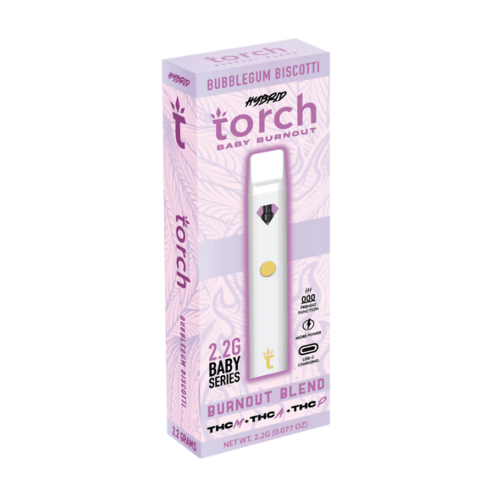 TORCH BABY BURN OUT 2.2ML THCM/THCA/THCP HYBRID - BUBBLEGUM BISCOTTI