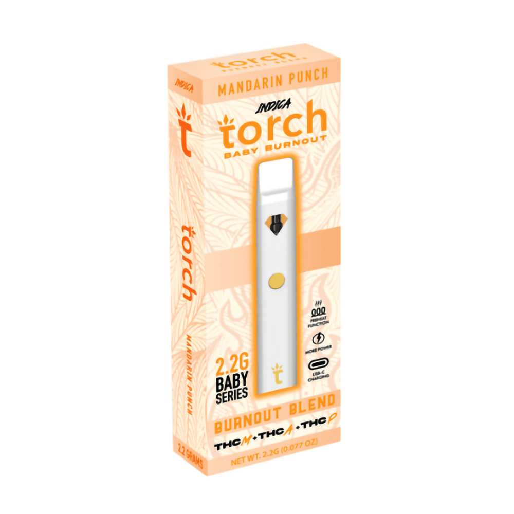 TORCH BABY BURN OUT 2.2ML THCM/THCA/THCP INDICA - MANDARIN PUNCH