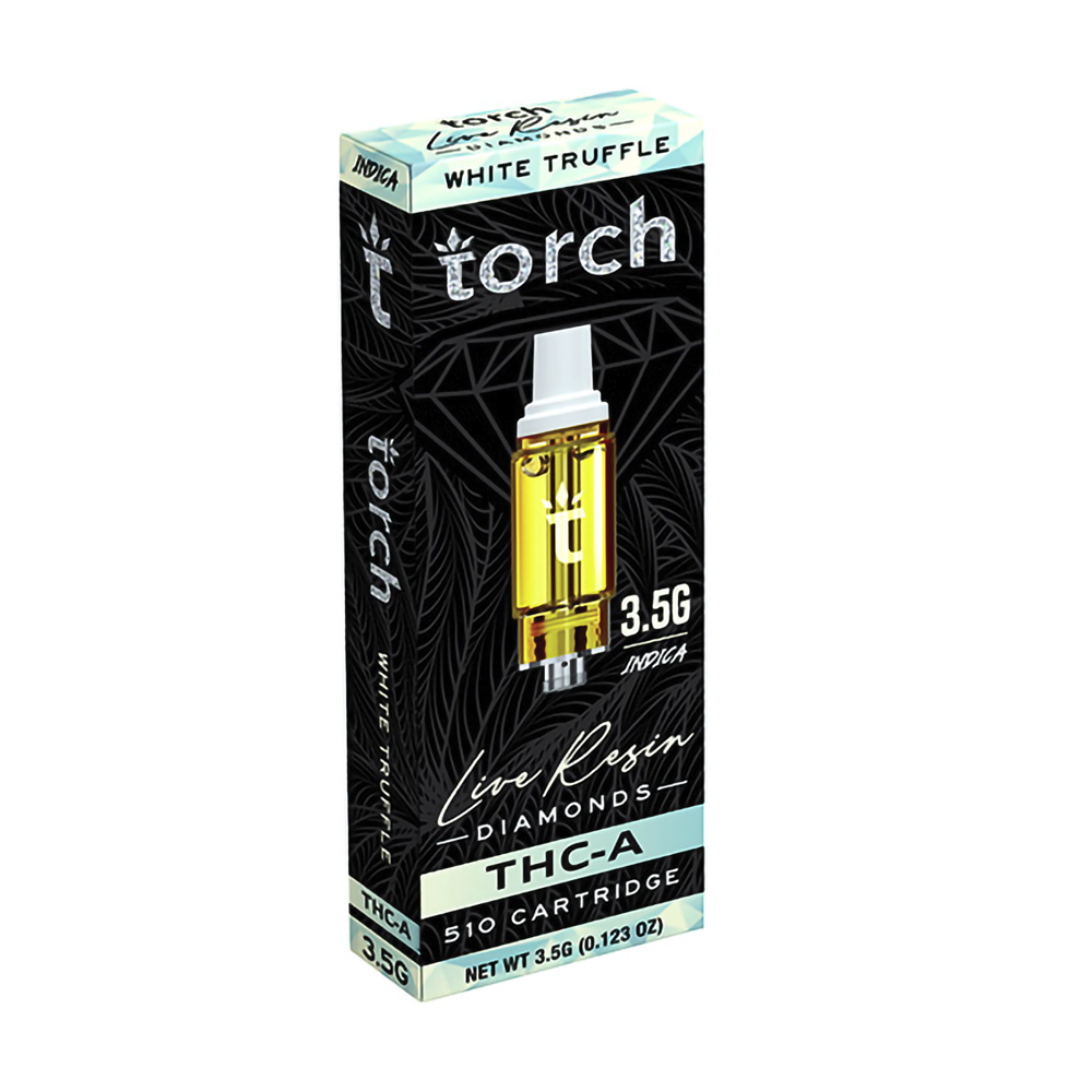TORCH LIVE RESIN THCA 3.5G CARTRIDGE INDICA - WHITE TRUFFLE