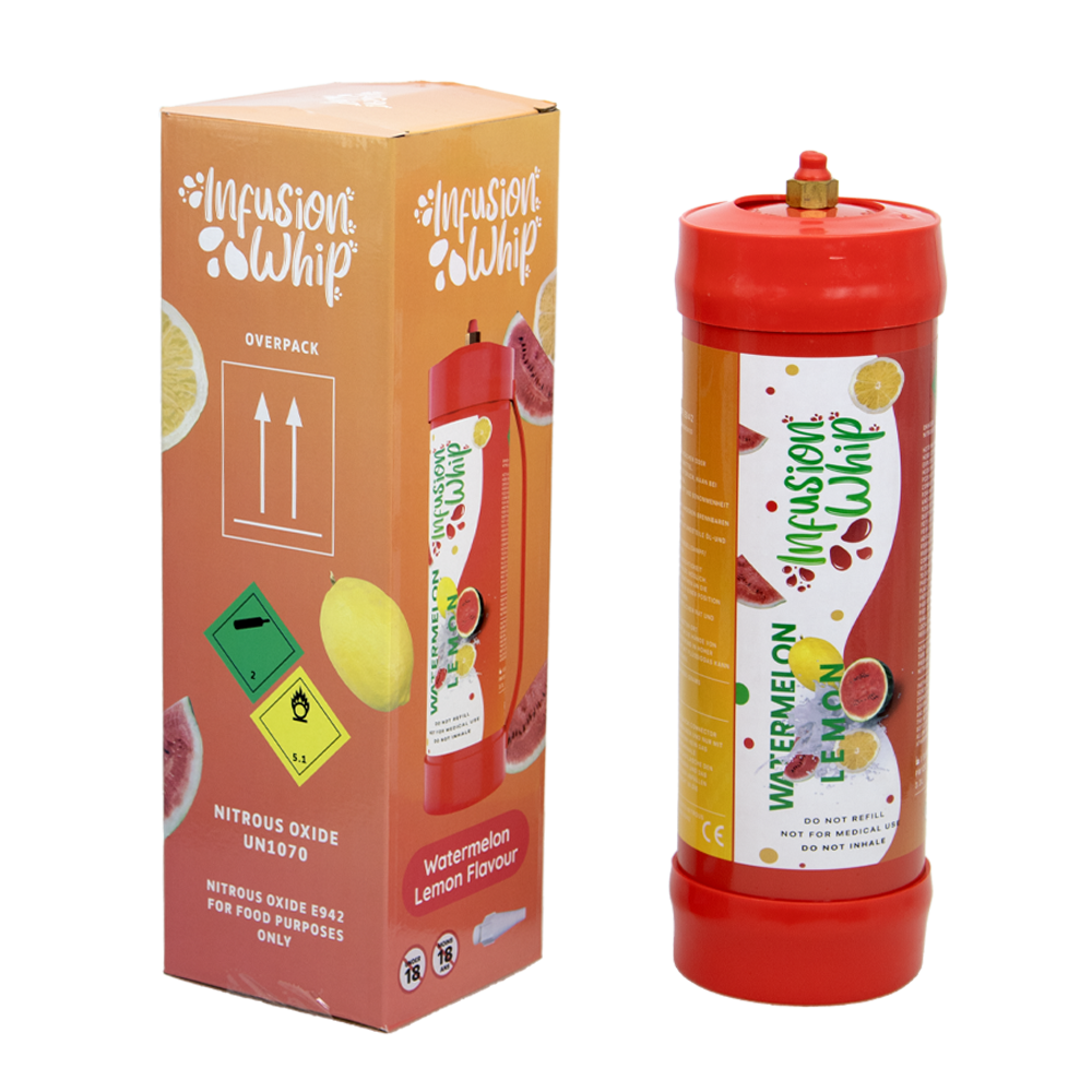 INFUSION UN1070 3.3L CREAM CHARGERS - WATERMELON LEMON