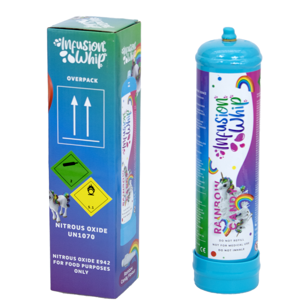 INFUSION UN1070 3.3L CREAM CHARGERS - RAINBOW CANDY