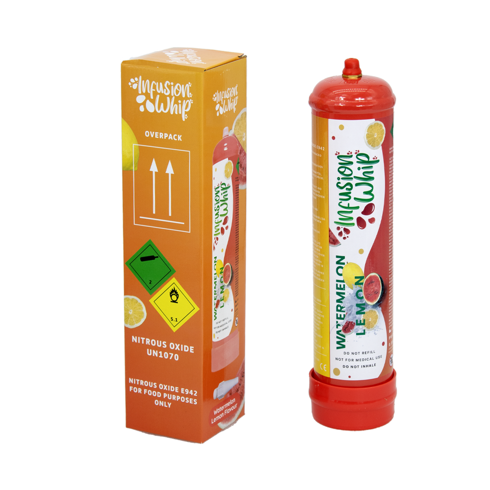 INFUSION UN1070 0.95L CREAM CHARGERS - WATERMELON LEMON