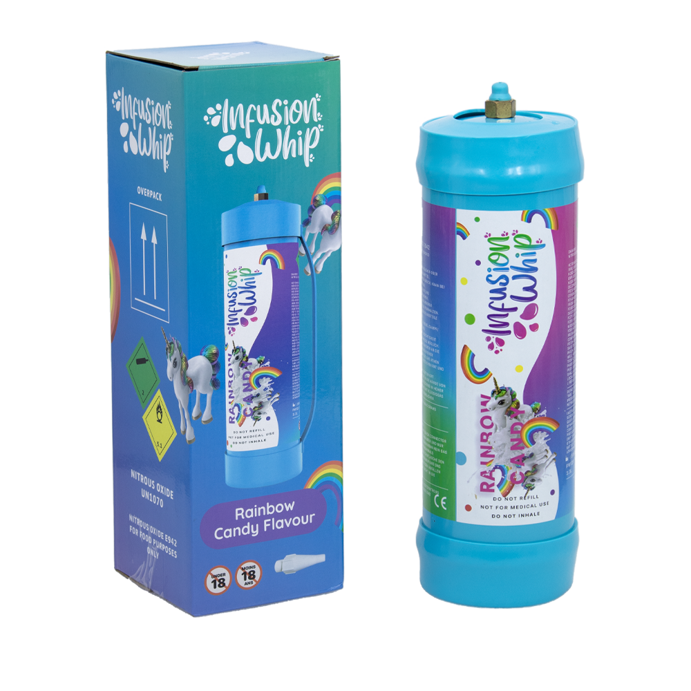 INFUSION UN1070 0.95L CREAM CHARGERS - RAINBOW CANDY