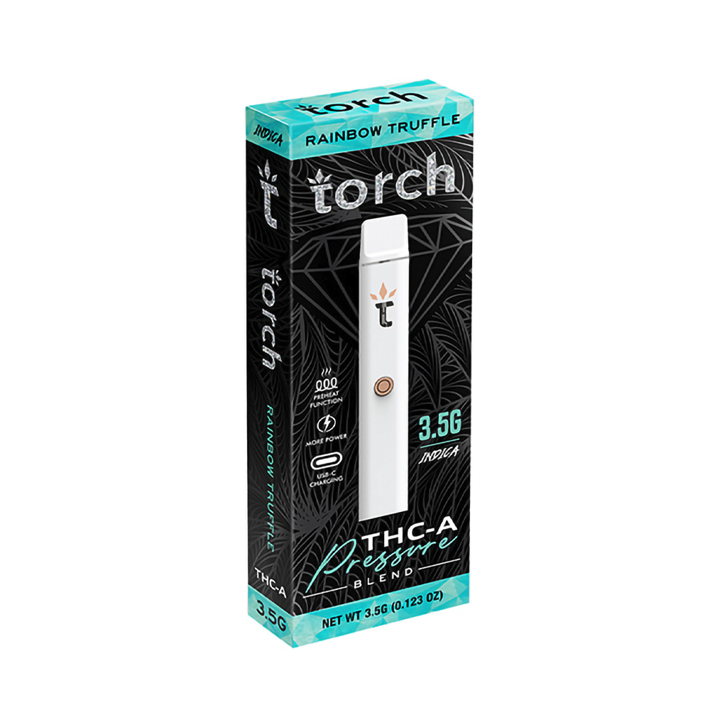 TORCH PRESSURE BLEND 3.5G THCA DISPOSABLE INDICA - RAINBOW TRUFFLE