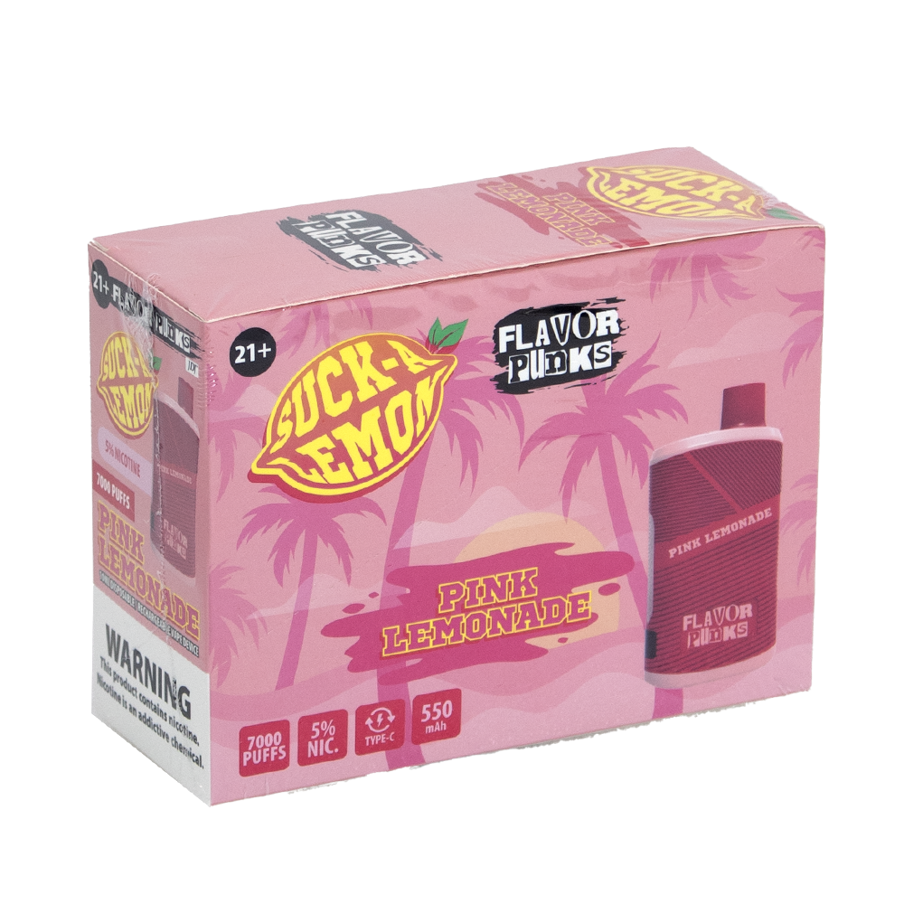 FLAVOR PUNKS 5% NIC DISPOSABLE - PINK LEMONADE