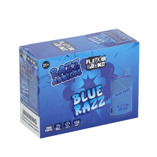FLAVOR PUNKS 5% NIC DISPOSABLE - BLUE RAZZ