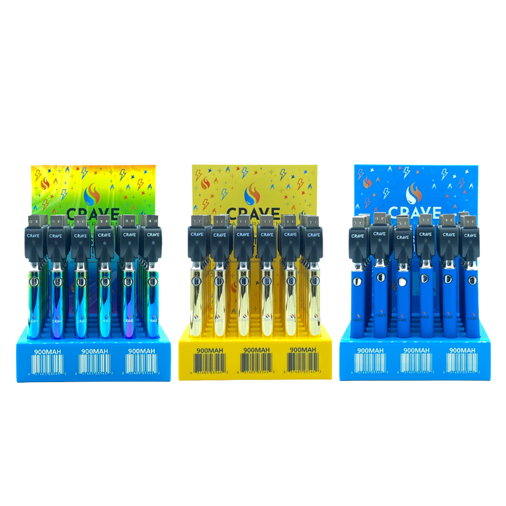 CRAVE TWIST BATTERY 900 MAH DISPLAY - ASSORTED