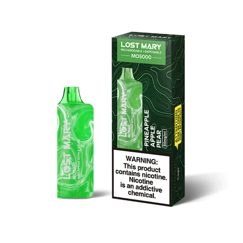 LOST MARY MO5000 5% NIC DISPOSABLE - PINEAPPLE APPLE PEAR