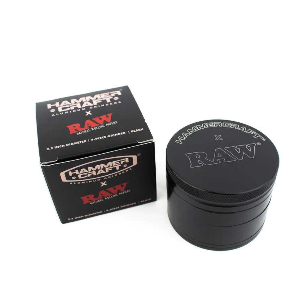 HAMMERCRAFT X RAW 2.2IN GRINDER - BLACK