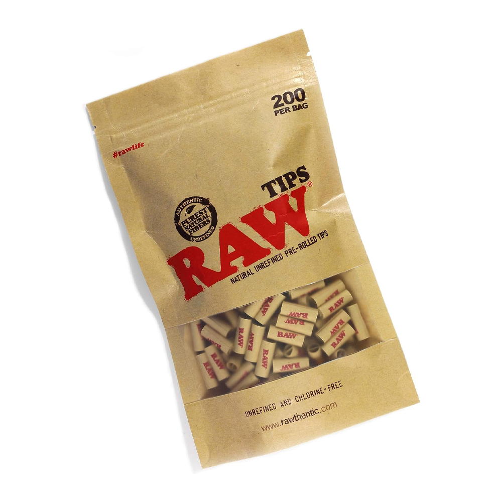 RAW PRE-ROLLED TIPS - HERBAL