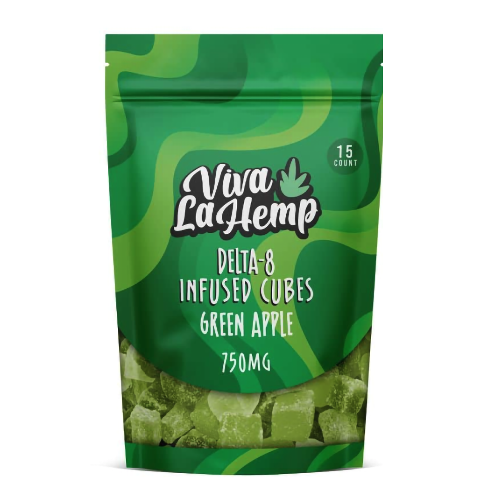 VIVA LA HEMP D8 750 MG GUMMIES - GREEN APPLE