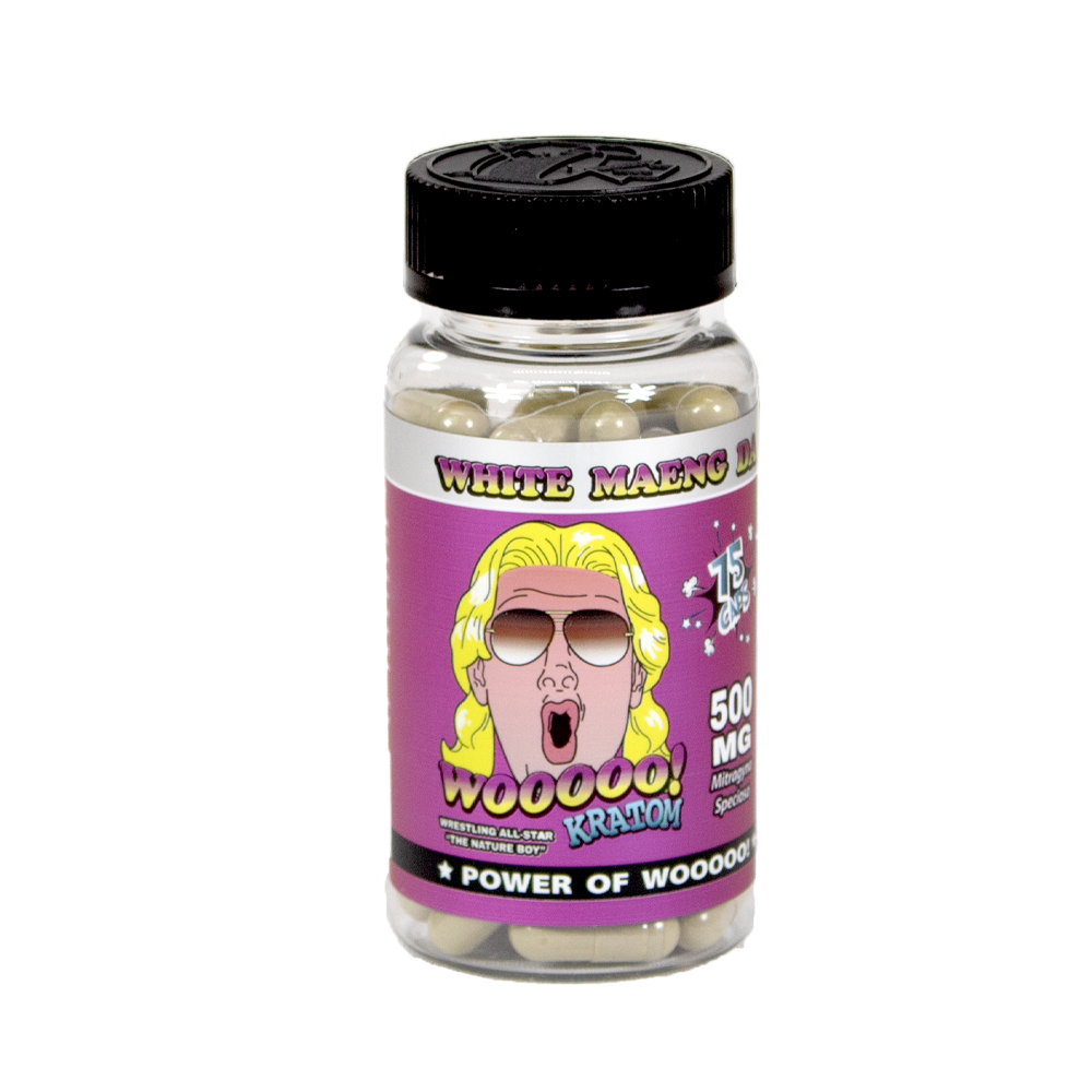 KRATOM RIC FLAIR WHITE 500MG 75 CT - MAENG DA