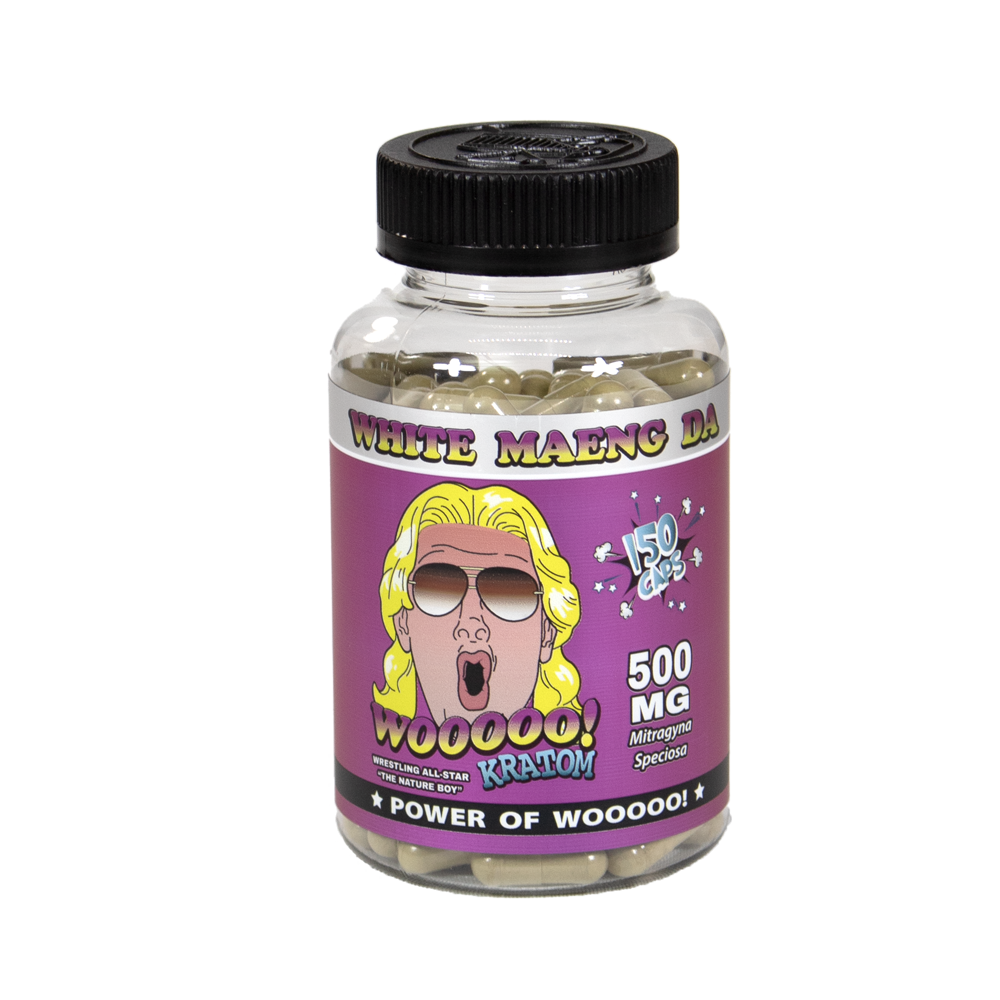KRATOM RIC FLAIR WHITE 500MG 150 CT - MAENG DA
