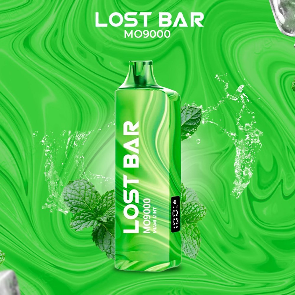 LOST BAR MO9000 5% NIC DISPOSABLE - MIAMI MINT