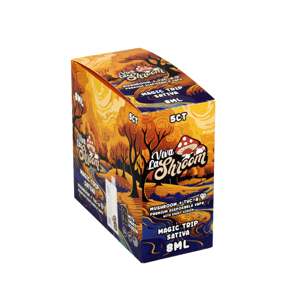 VIVA LA HEMP MUSHROOM/THCA BLEND DISPOSABLE W/ LED SATIVA - MAGIC TRIP
