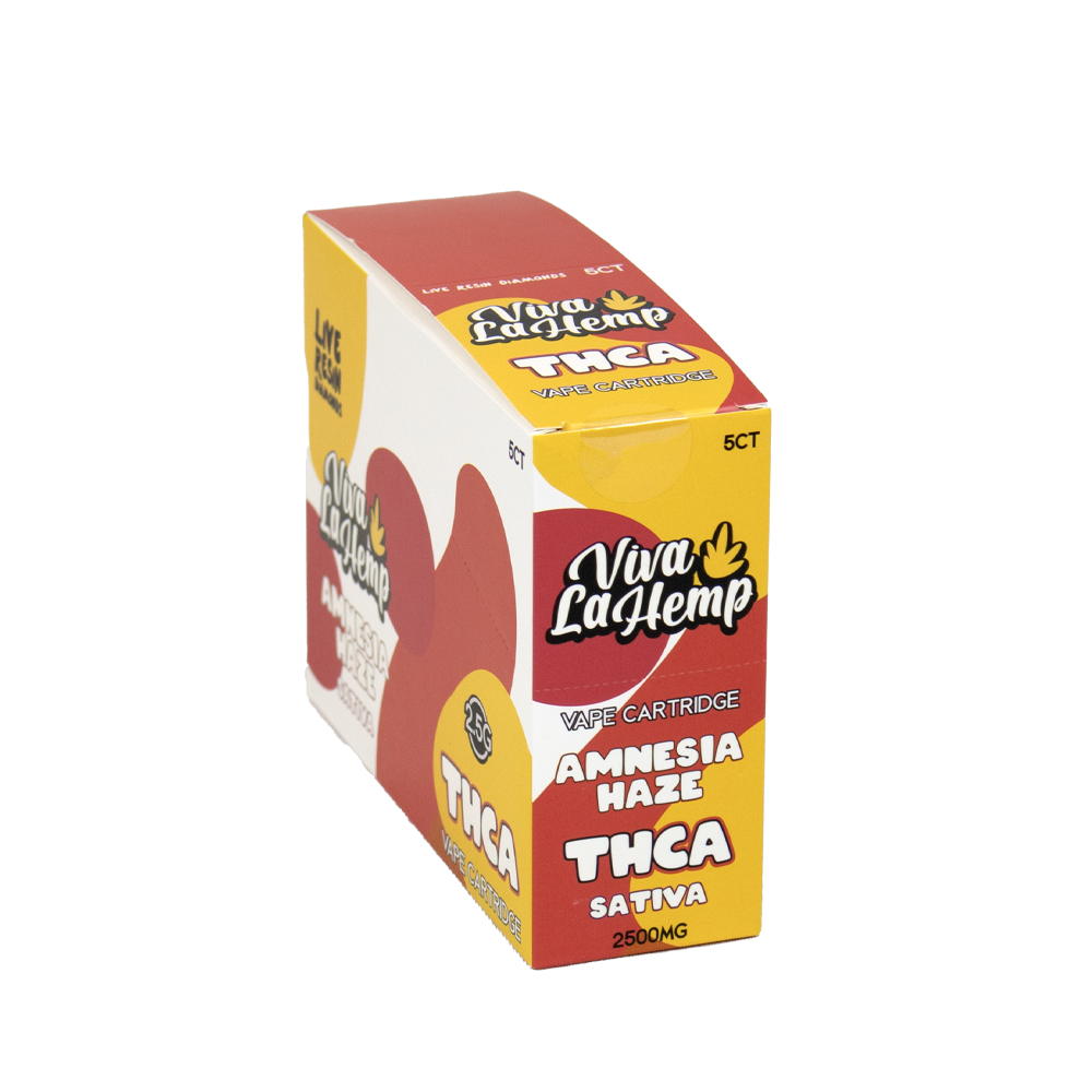 VIVA LA HEMP THCA 2500MG CARTRIDGE - AMNESIA HAZE