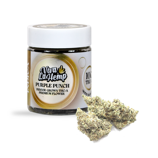 VIVA LA HEMP THCA 10G FLOWER INDICA - PURPLE PUNCH
