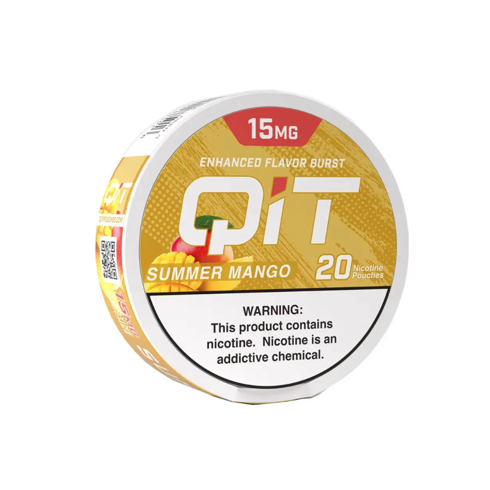 QIT NICOTINE 15MG POUCHES - MANGO