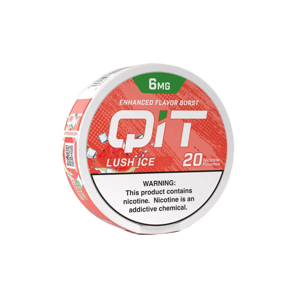 QIT NICOTINE 6MG POUCHES - LUSH ICE