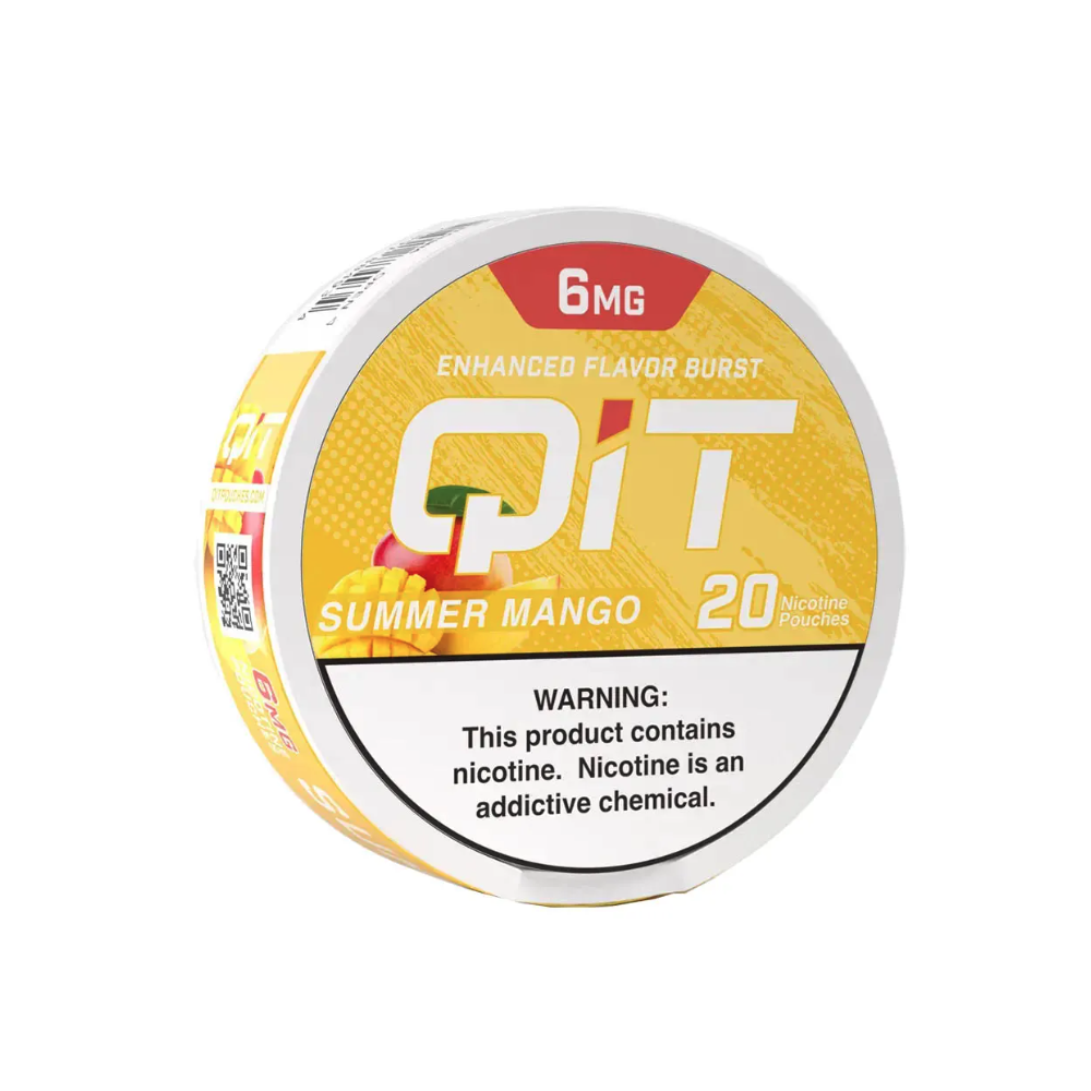 QIT NICOTINE 6MG POUCHES - MANGO