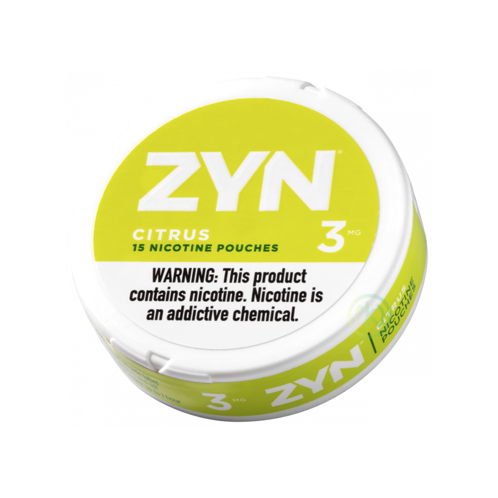 ZYN NICOTINE 3MG POUCHES - CITRUS