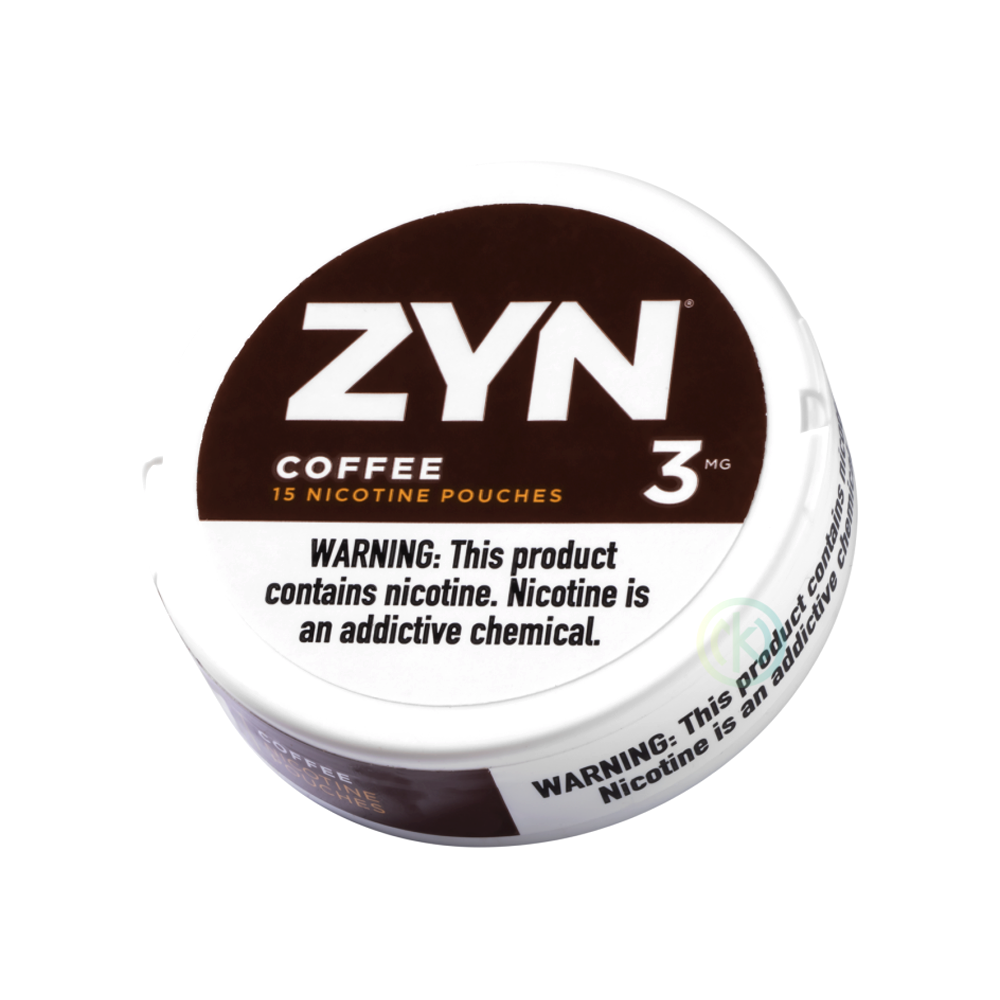 ZYN NICOTINE 3MG POUCHES - COFFEE