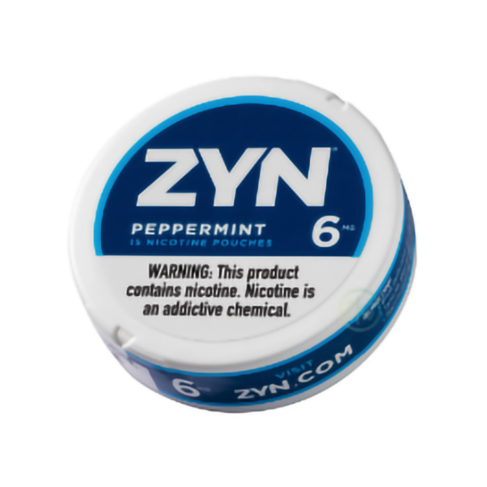ZYN NICOTINE 6MG POUCHES - PEPPERMINT