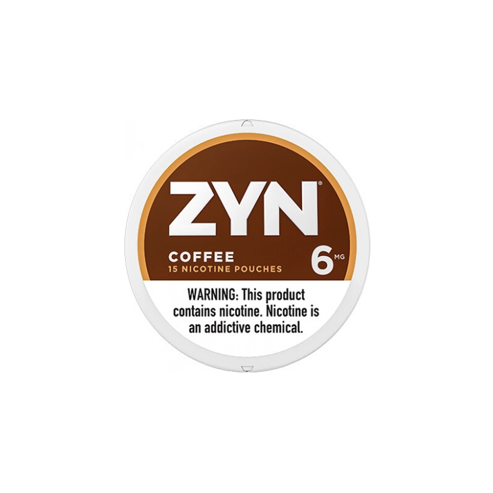 ZYN NICOTINE 6MG POUCHES - COFFEE